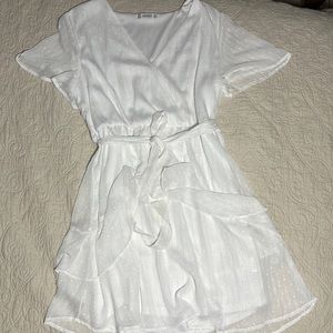 UGUEST, Color white, girl dress, casual, size large,